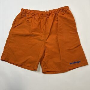 Bodega Swim Trunks Logo Embroidered Board Shorts Orange Men’s Size XL